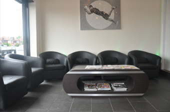 Comfortable Seating Area at our Timperley Hair Salon